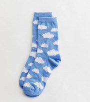 New Look Blue Cloud Socks